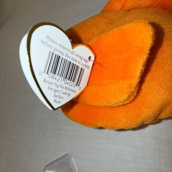 Vintage Ty Beanie Babies Aquatic Trio – Goldie 1993, Crunch 1996 & Waves 1996 – - Picture 7 of 16